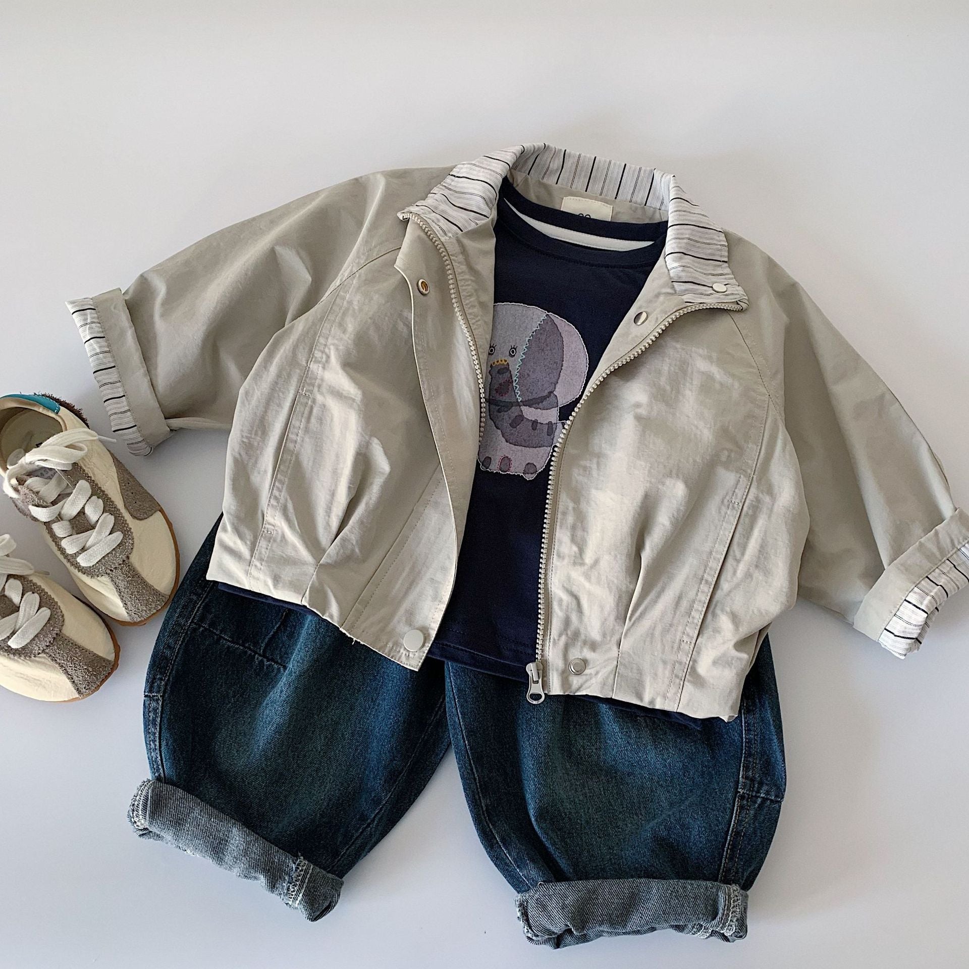 Zip-Up Jacket - Casual Spring Blazer for Kids