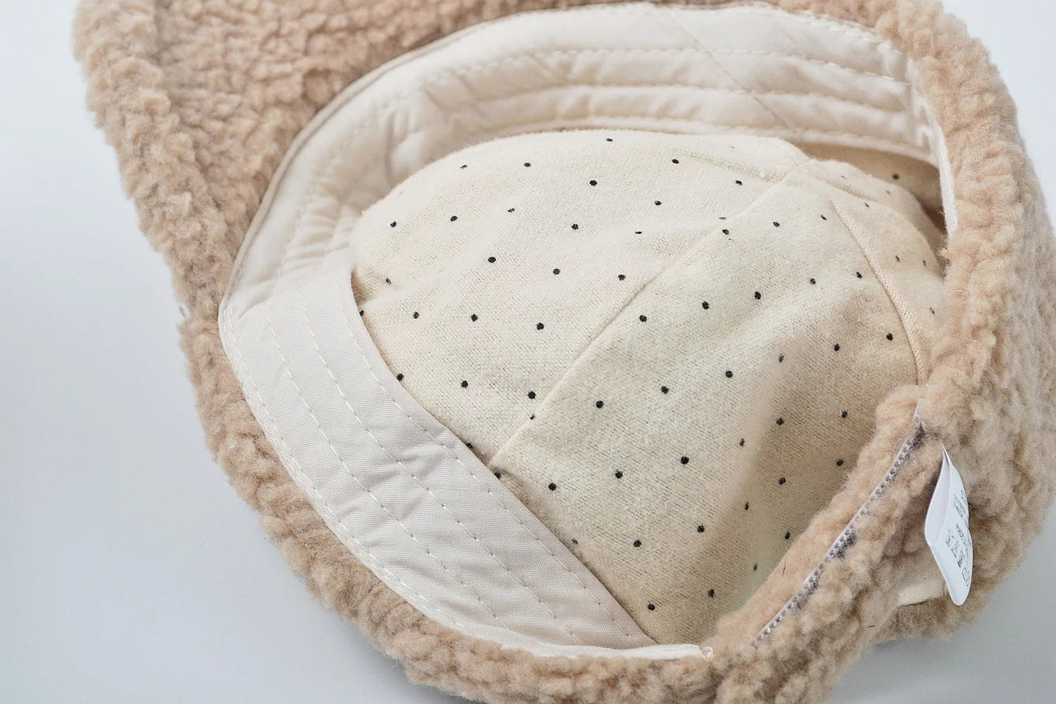 Smiley Face Sherpa Baseball Hat