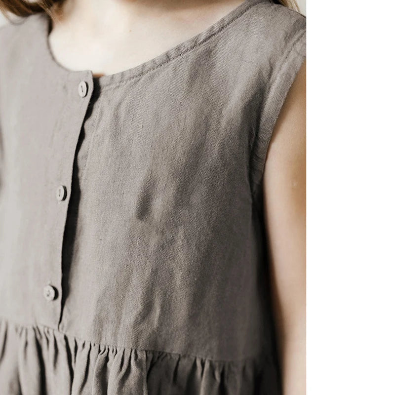 Vintage Pleated A-Line Dress