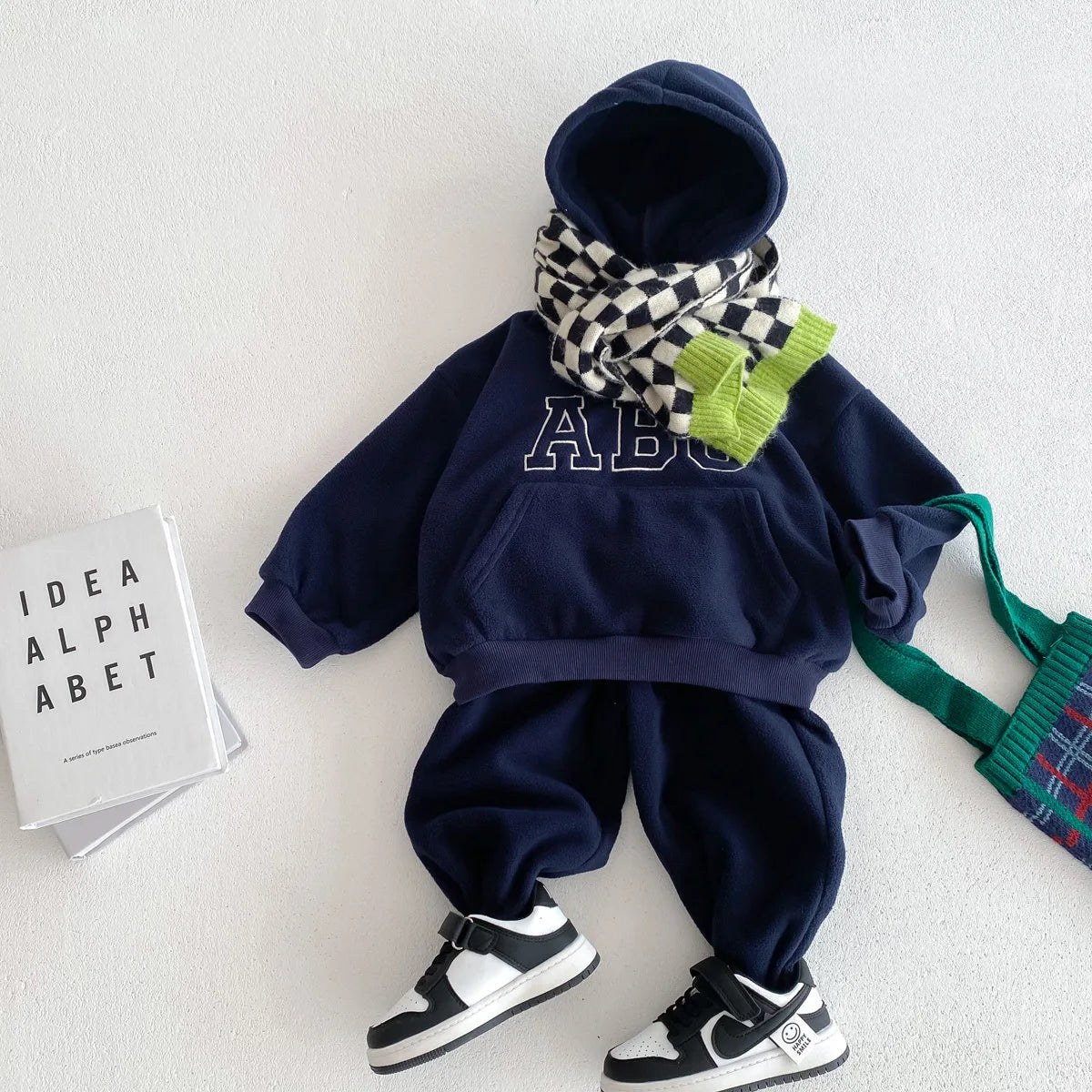 'ABC' Fleece Jogger Set