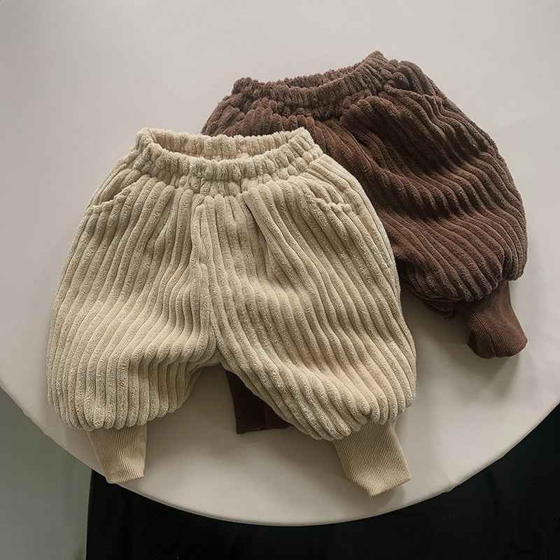 Thick Velvet Corduroy Harem Pants