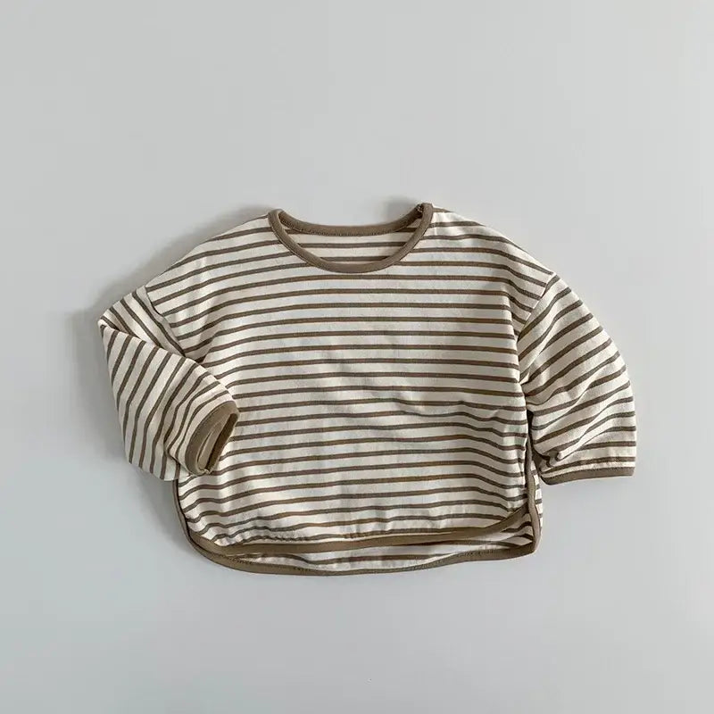 Striped Long-Sleeved Boys' Tee
