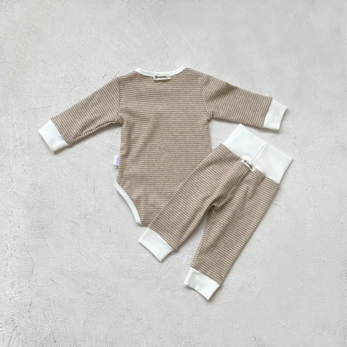 Long-Sleeve Striped Infant Set