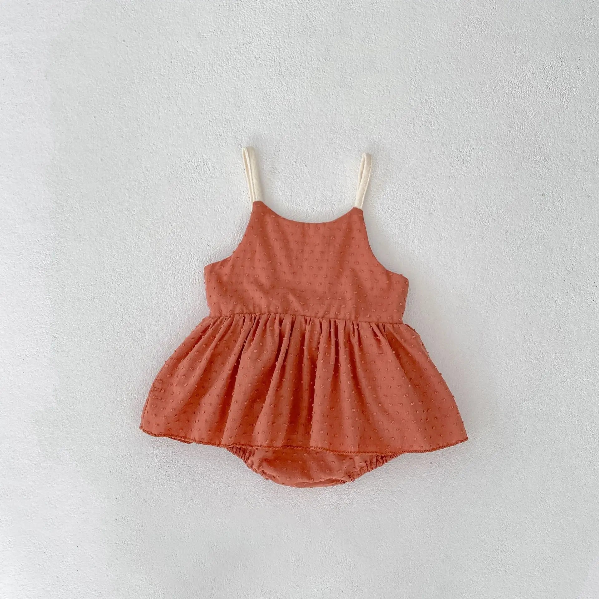 Girls Embroidered Camisole Onesie