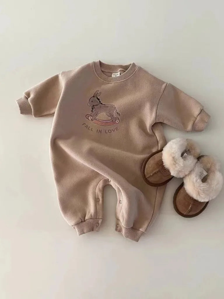Long Sleeve Rocking Horse Romper