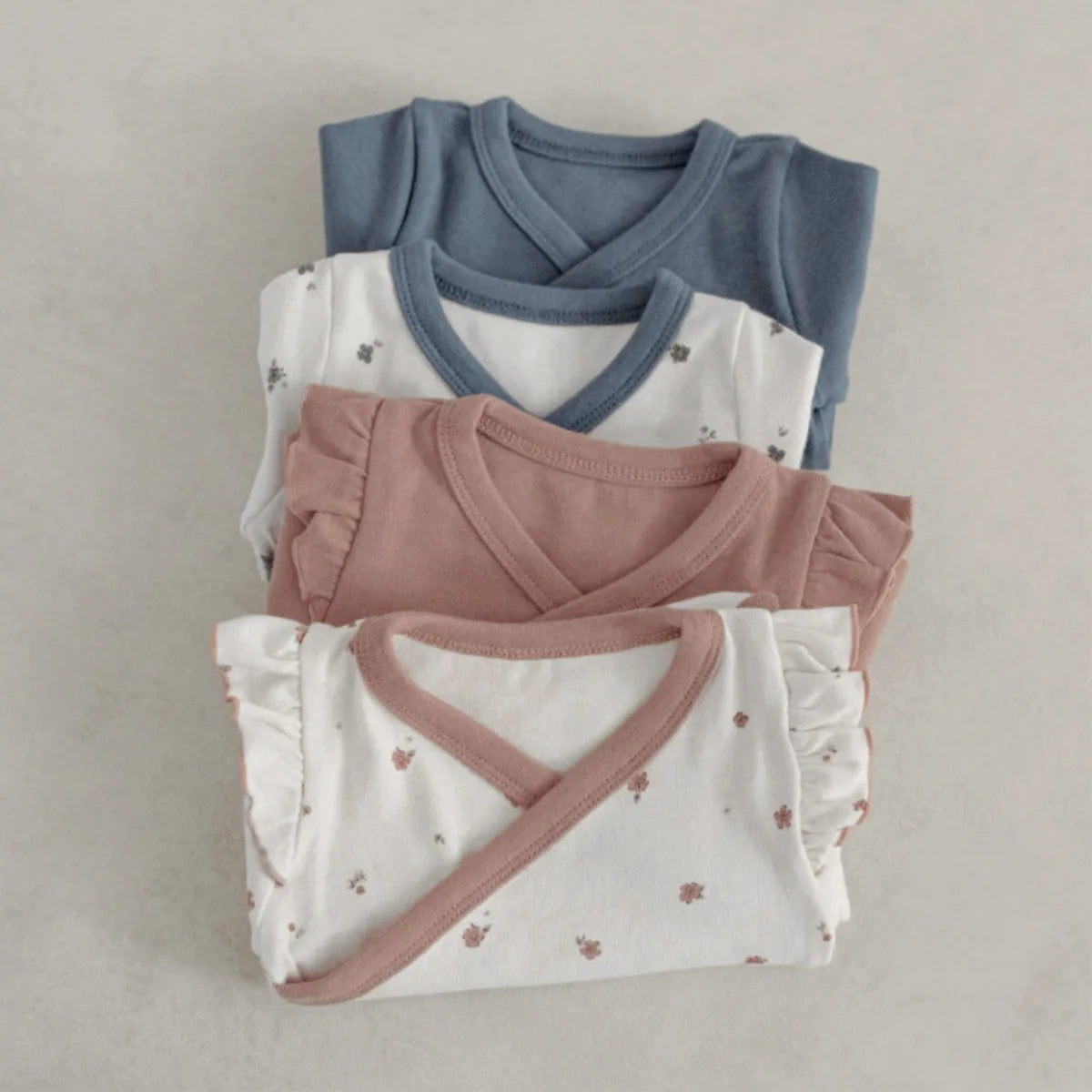 Long-Sleeved Onesie and Leggings Set