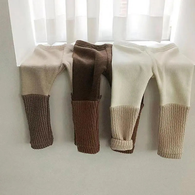 Soft Plush Ribbed Leggings