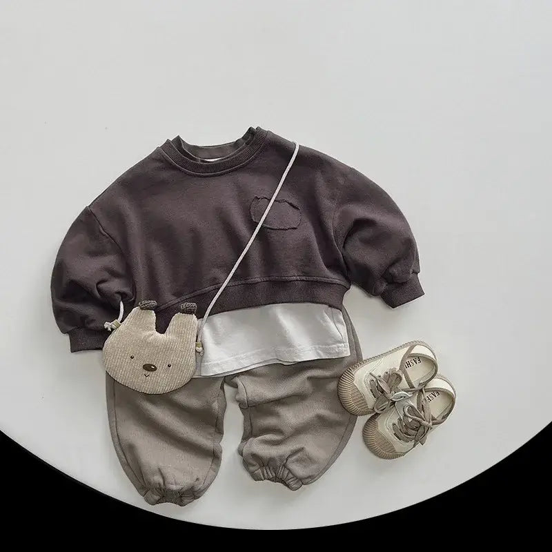 Long-Sleeved Casual Sweatshirt