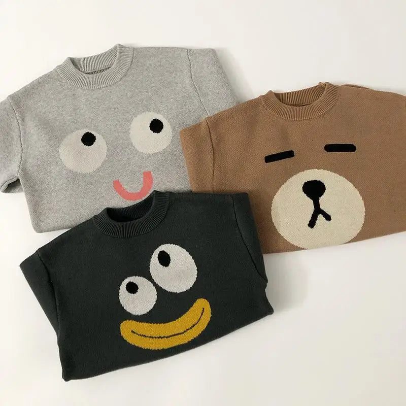 Oversized Cartoon Unisex Sweater
