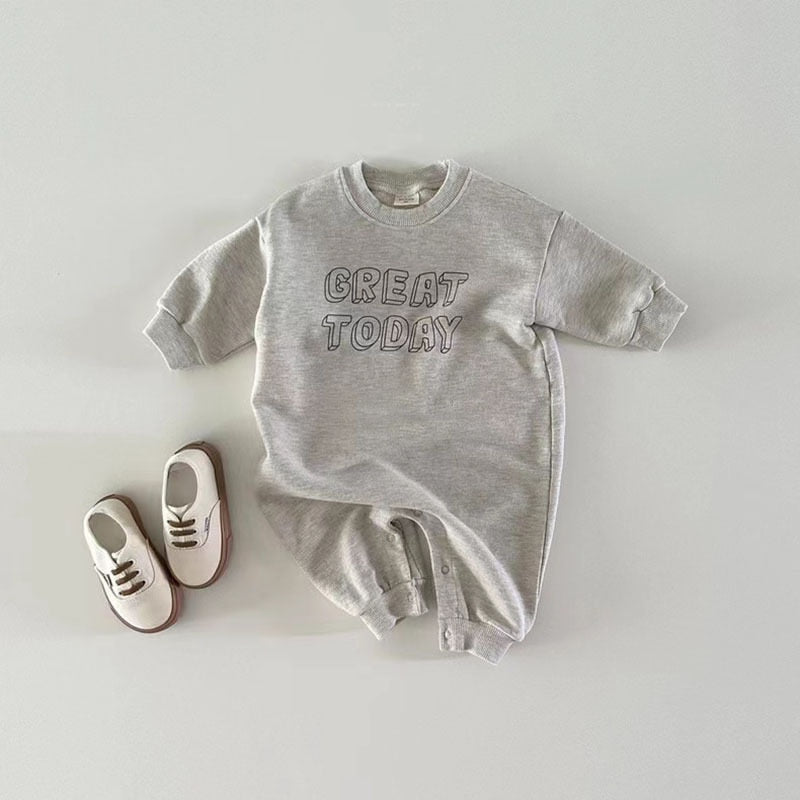 'Great Today' Long-Sleeved Romper