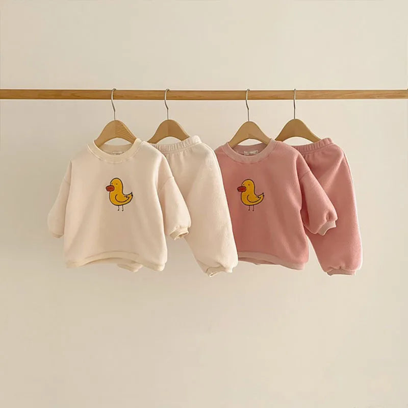 Warm Fleece Duck Set