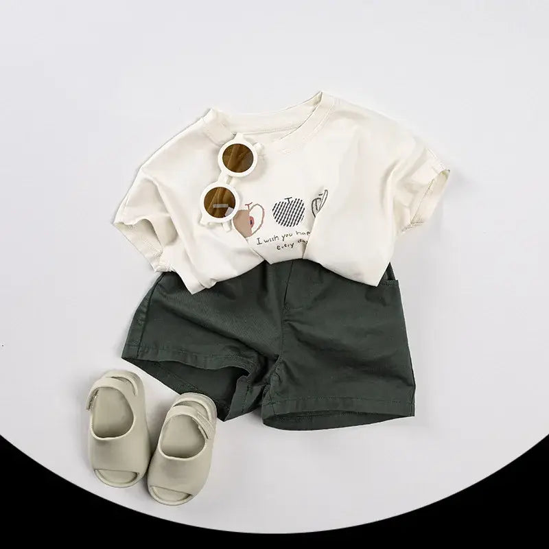 Solid Casual Kids Shorts