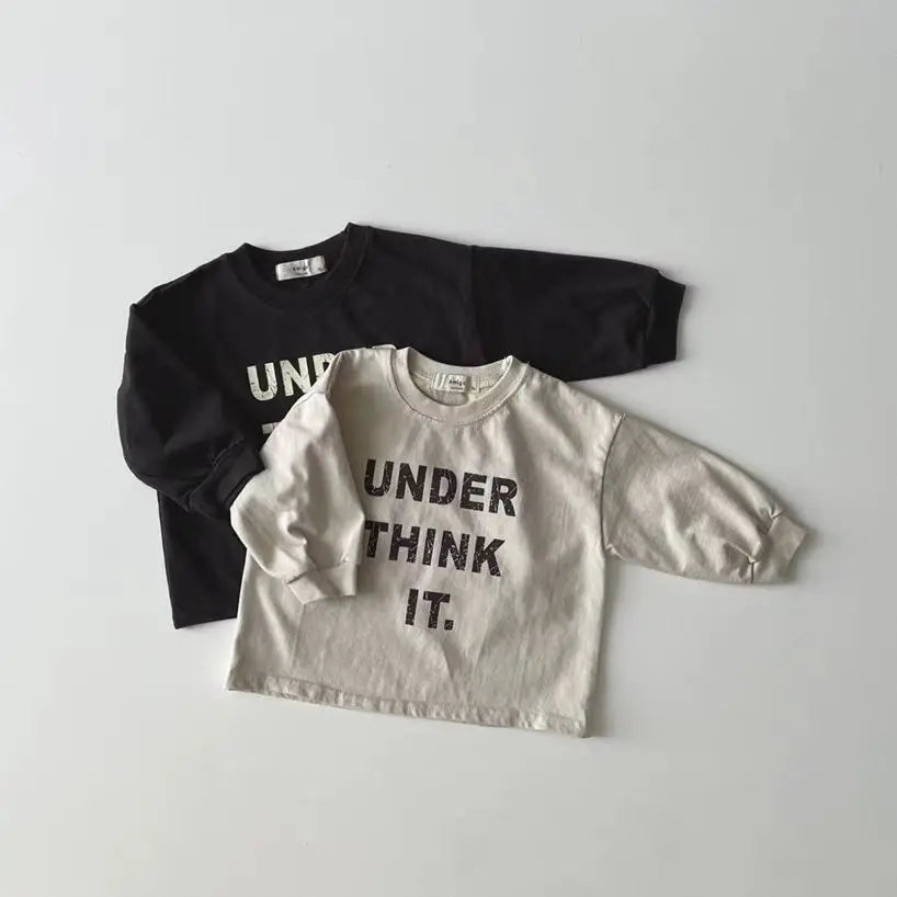 'UNDERTHINK IT' Long-Sleeve Tee