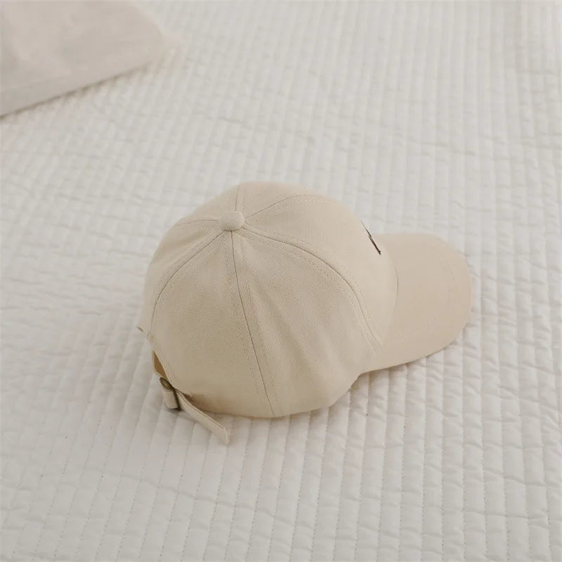 Solid Color Kids Baseball Hat
