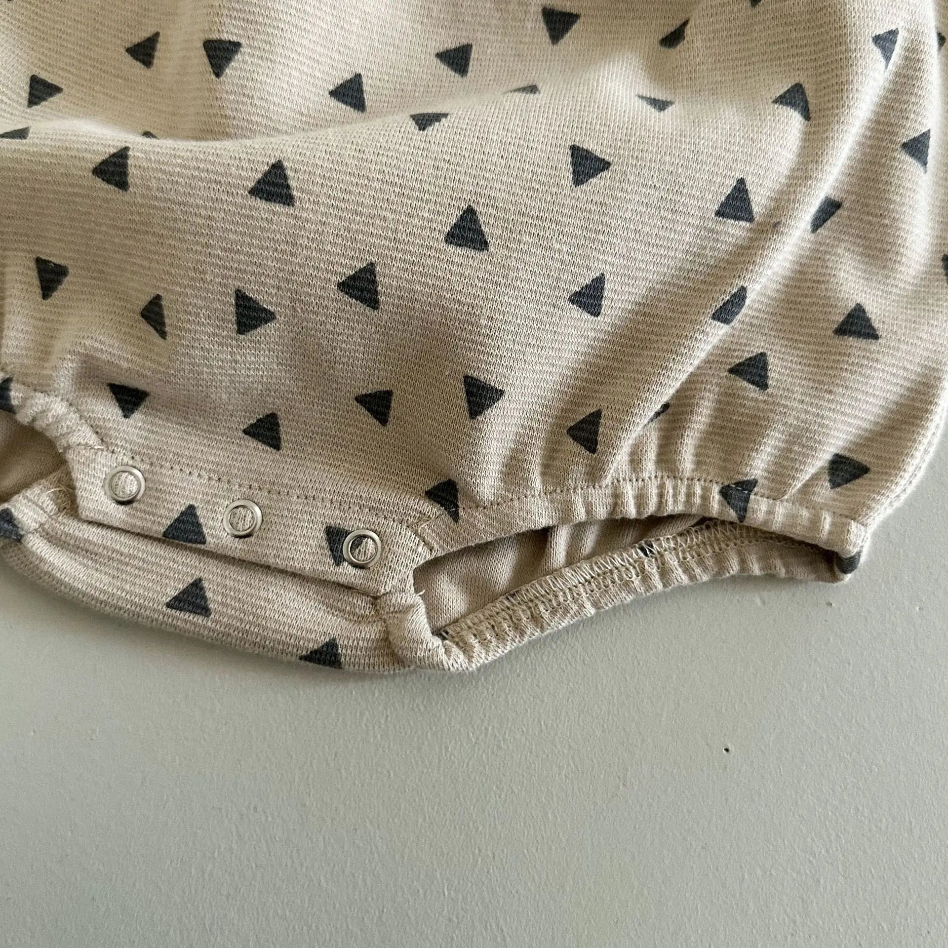 Patterned Sleeveless Onesie