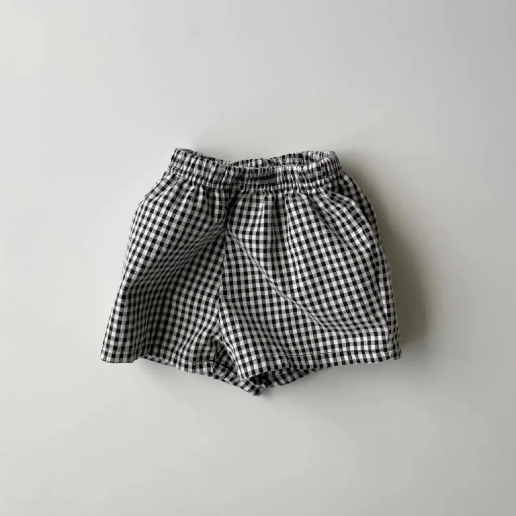 Unisex Breathable Plaid Shorts