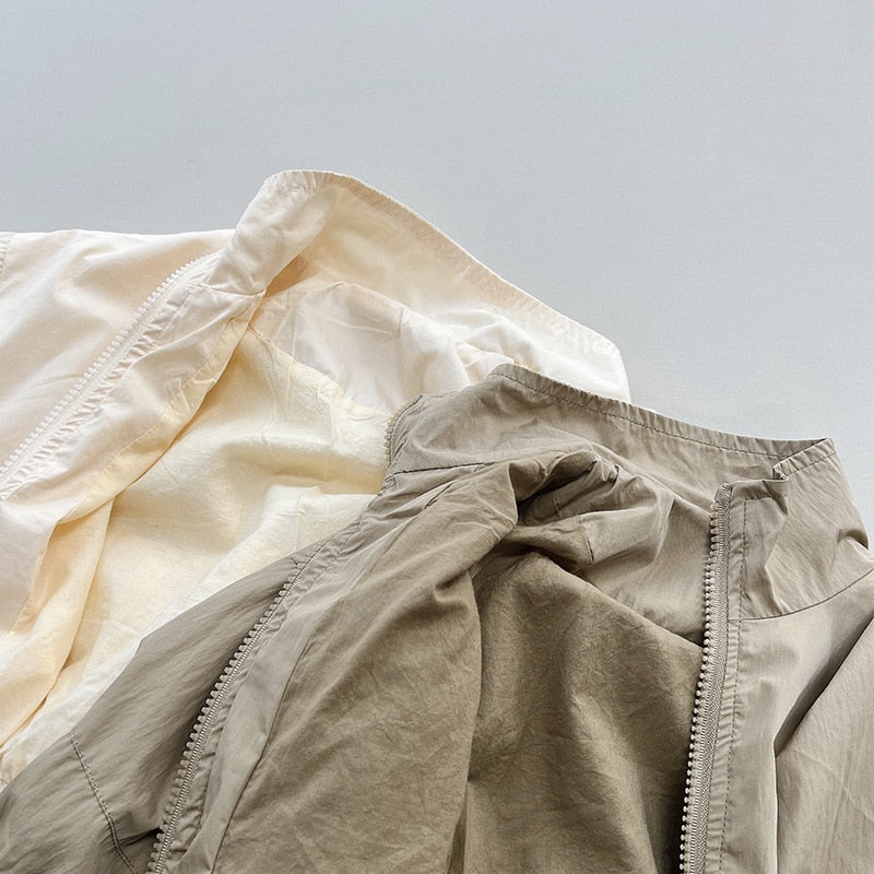 Solid Punching Jacket