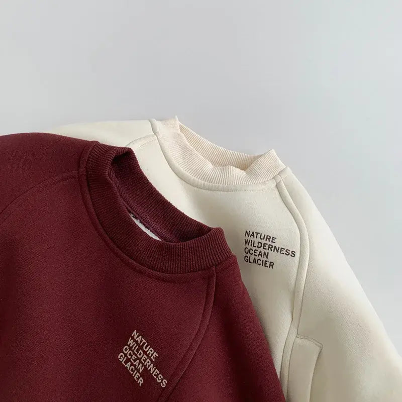Thick Warm Unisex Fleece Sweatshirt
