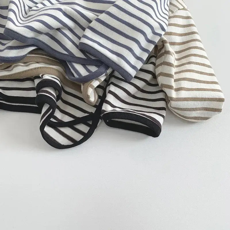 Striped Long-Sleeved Boys' Tee