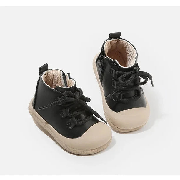 Soft Solid Waterproof  Ankle Boots