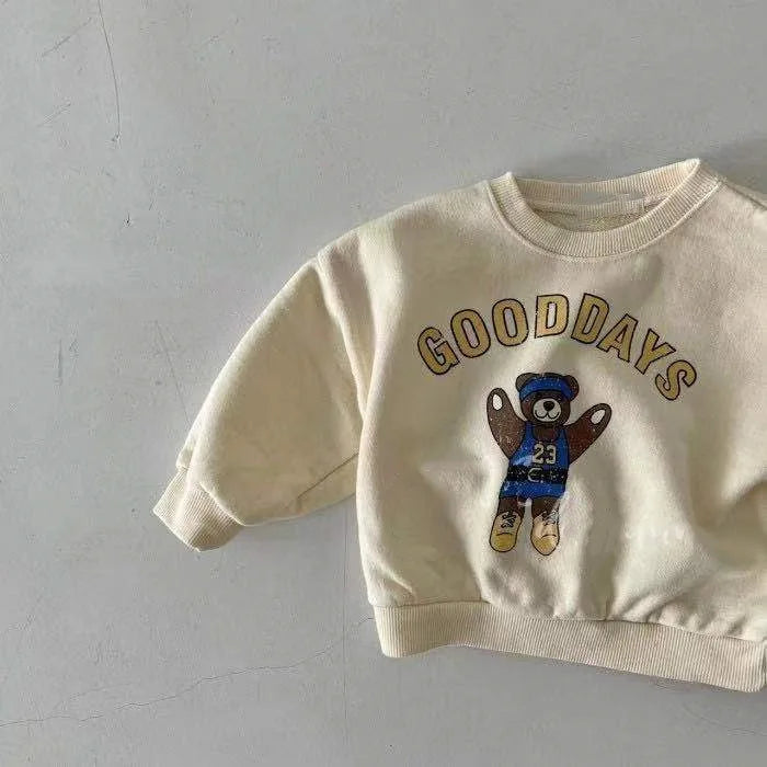 'GOOD DAYS' Bear Sweatshirt