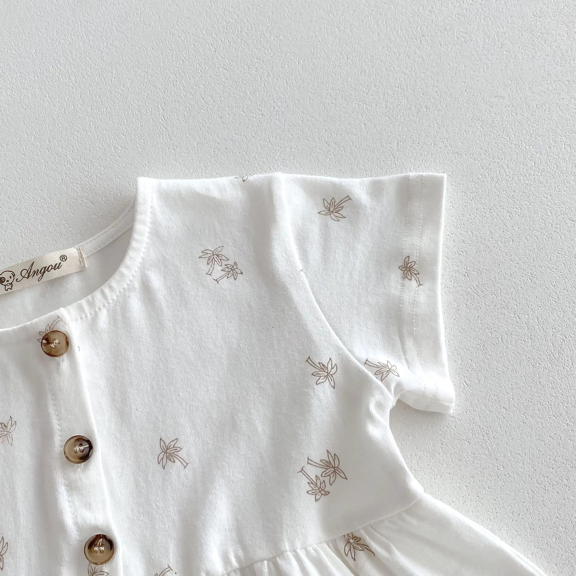 Cute Short Sleeve Casual Dress