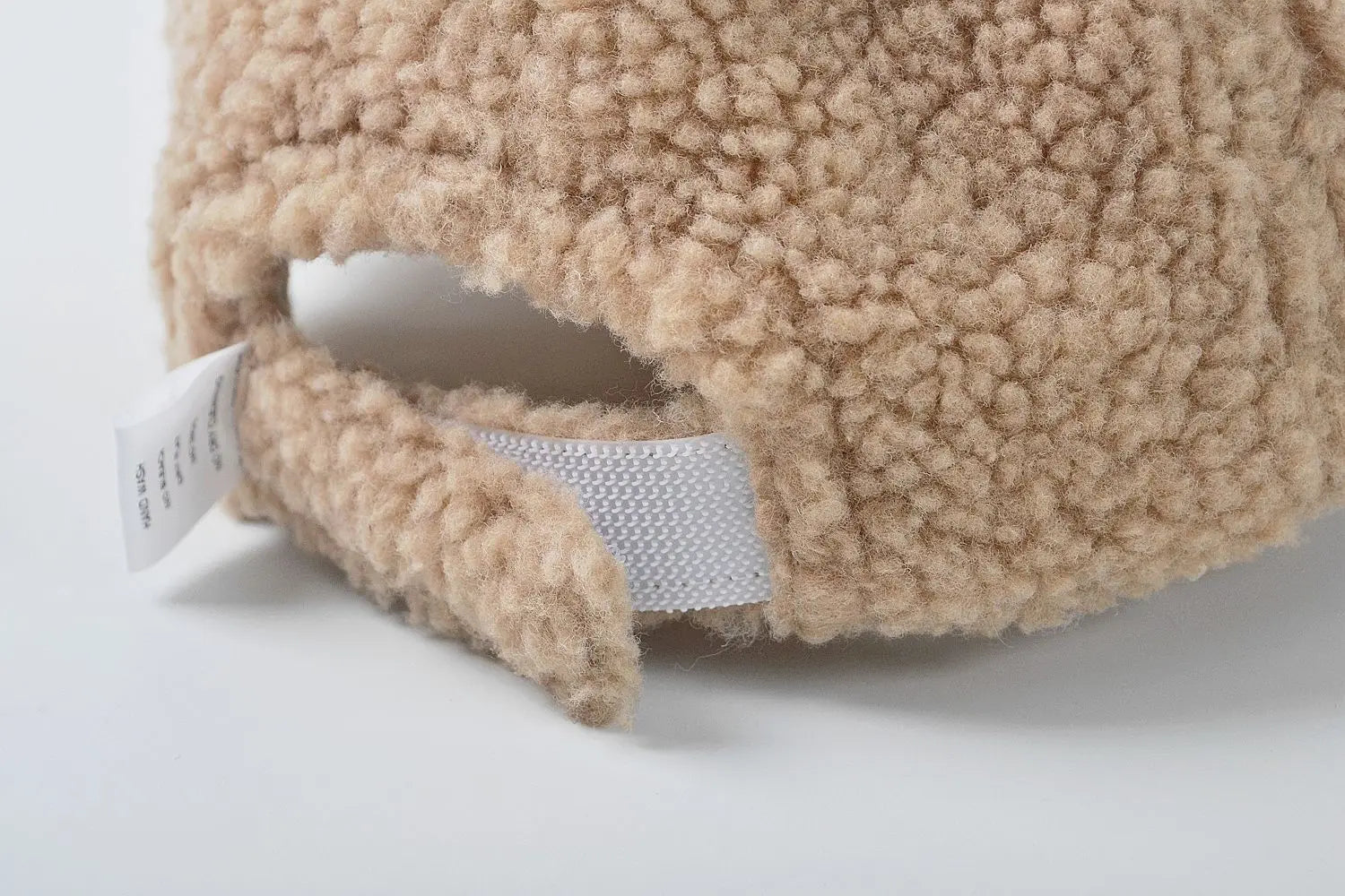 Smiley Face Sherpa Baseball Hat