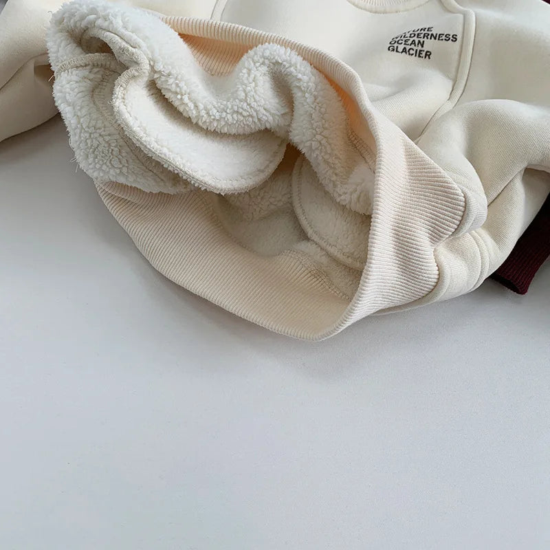 Thick Warm Unisex Fleece Sweatshirt