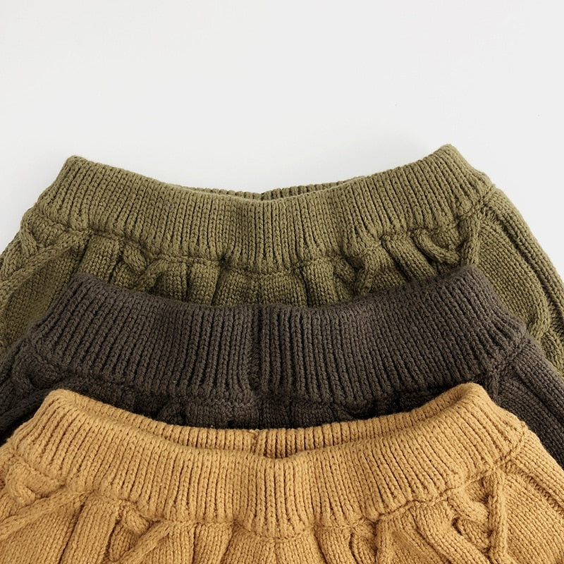 Solid Knit Shorts