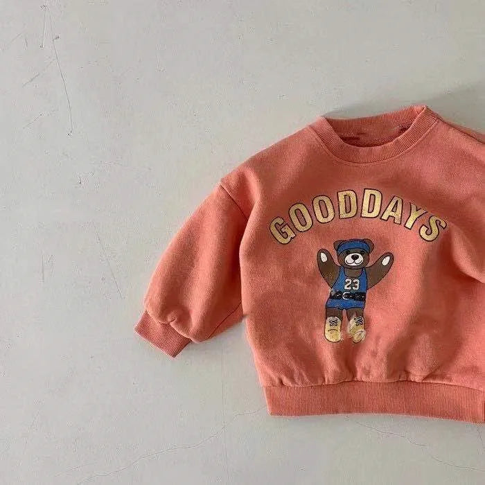 'GOOD DAYS' Bear Sweatshirt