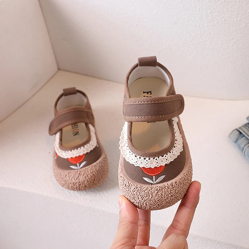 PetalBloom Ruffle Sandals