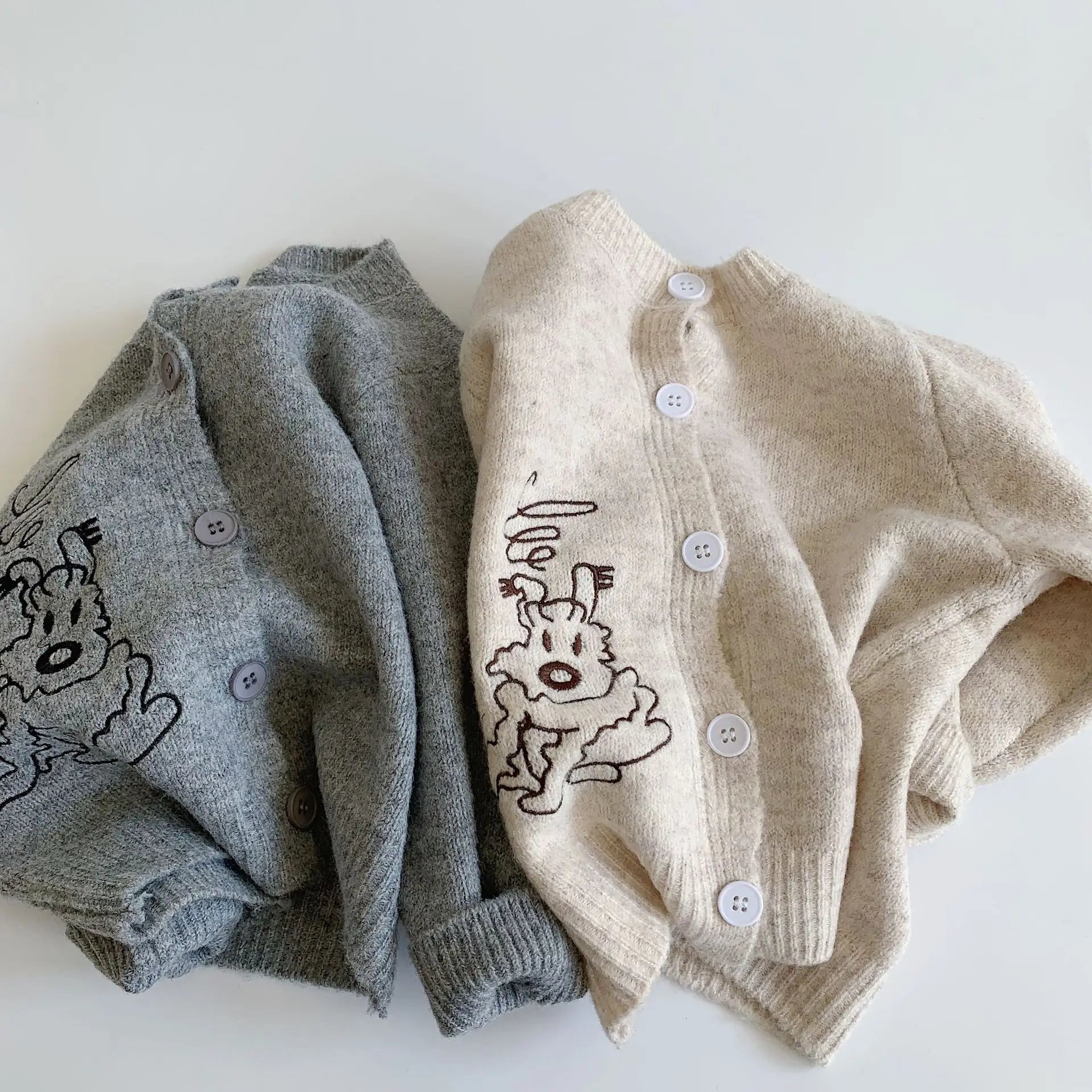 Embroidered Knit Cardigan