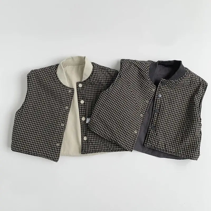 Snap-Button Winter Unisex Vest