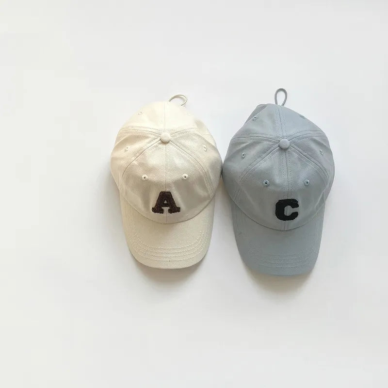 Embroidered Letter Baseball Cap