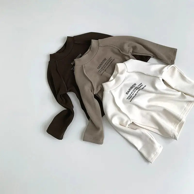 'RAINBOW' Long Sleeve Fleece Top