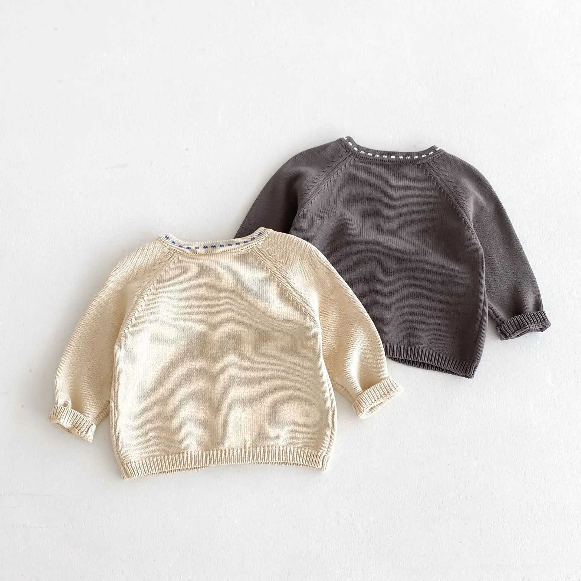 Children's Button-Down Solid Cardigan