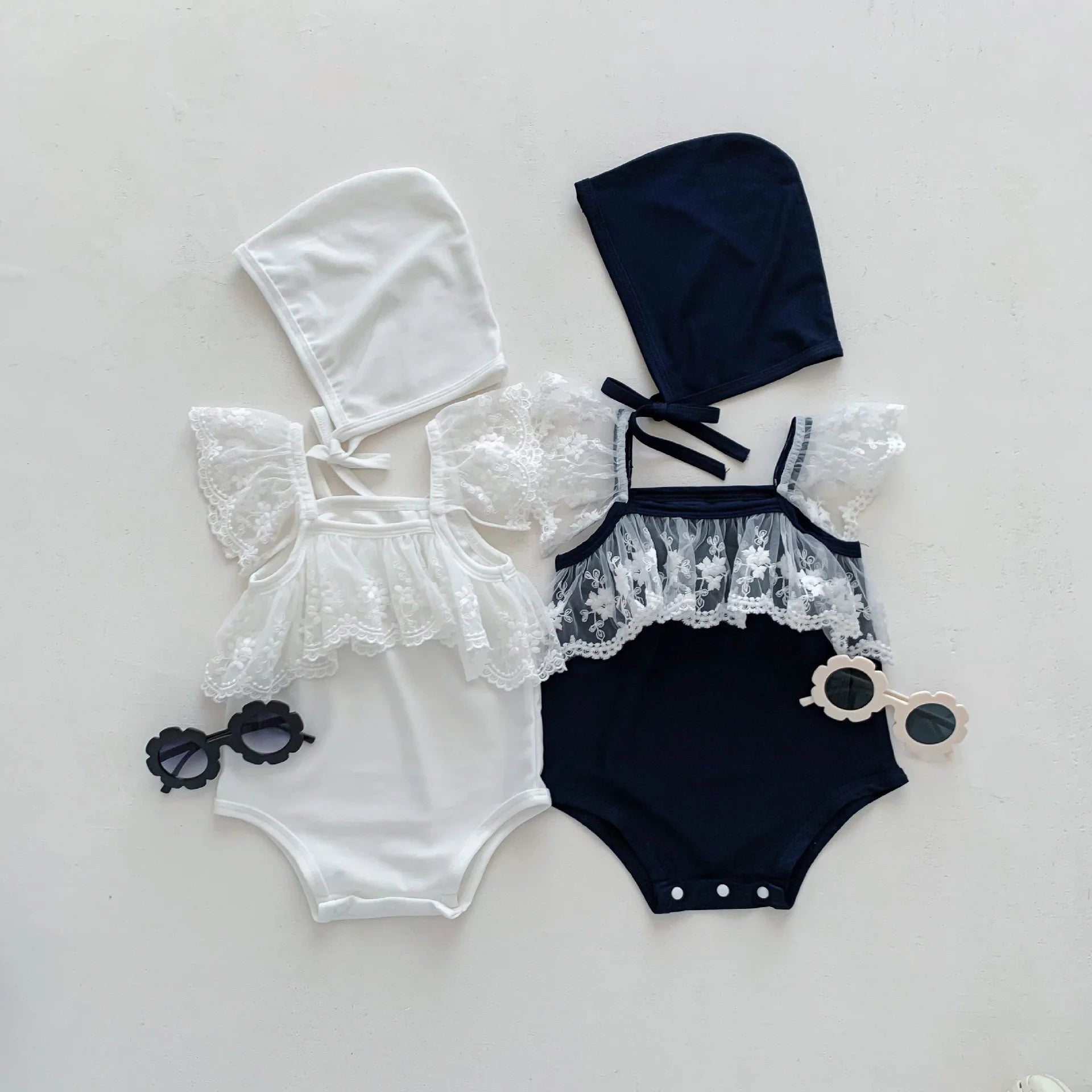 One-piece Swimsuit With Hat