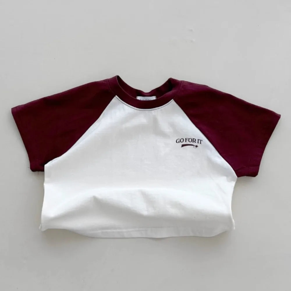 Color Block Casual Sports 2-Piece Set