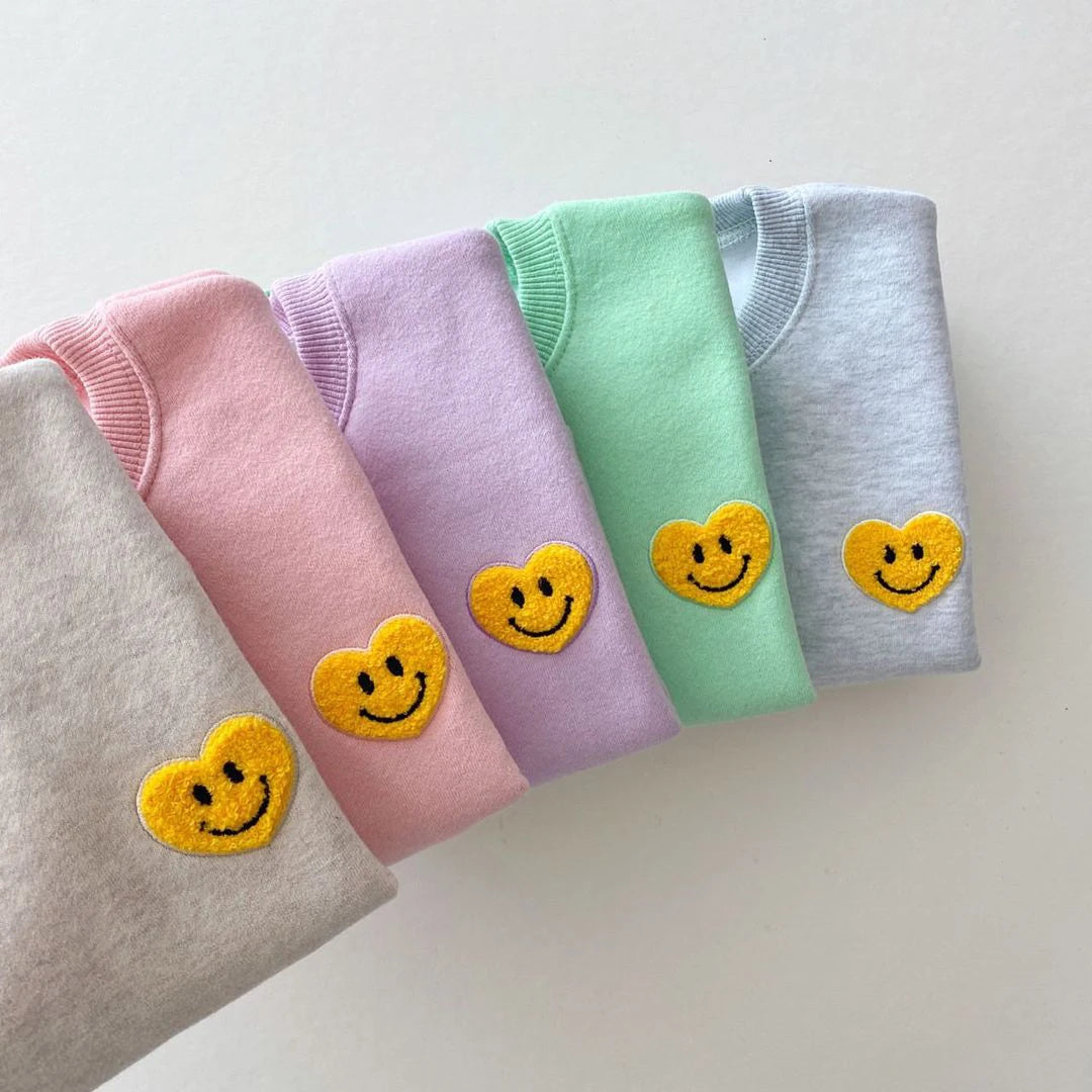 Smiley Patch Fleece Lined Jogger Set