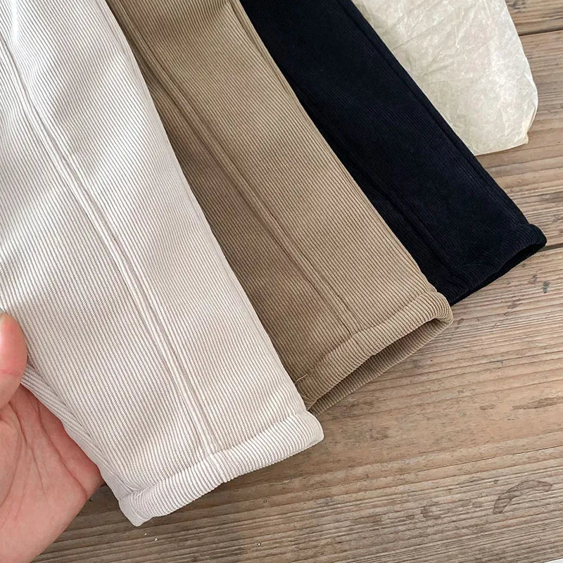 Corduroy Fleece Padded Pants