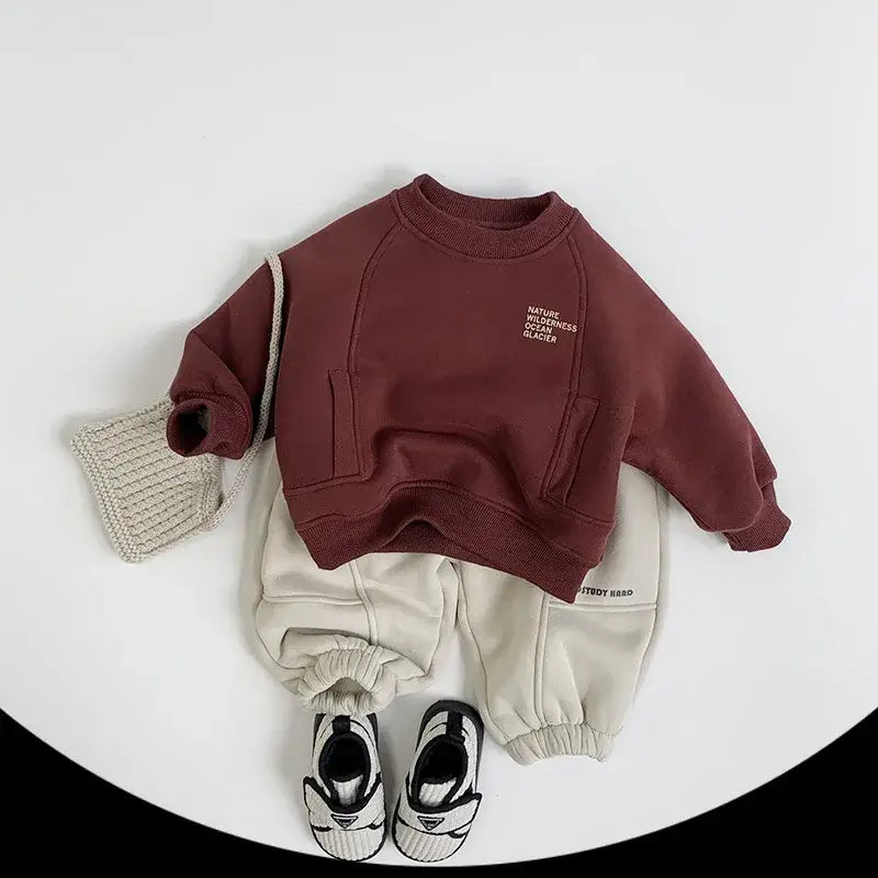 Thick Warm Unisex Fleece Sweatshirt
