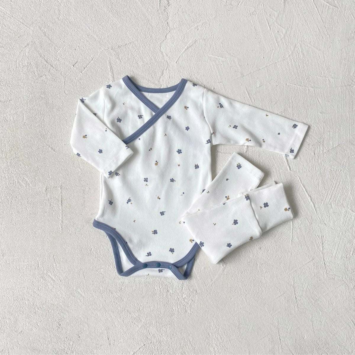 Long-Sleeved Onesie and Leggings Set