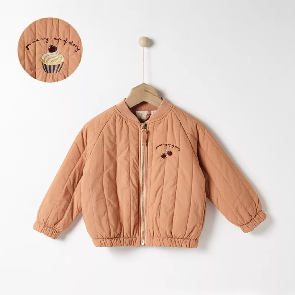 Fleece-Lined Kids Bomber Jacket