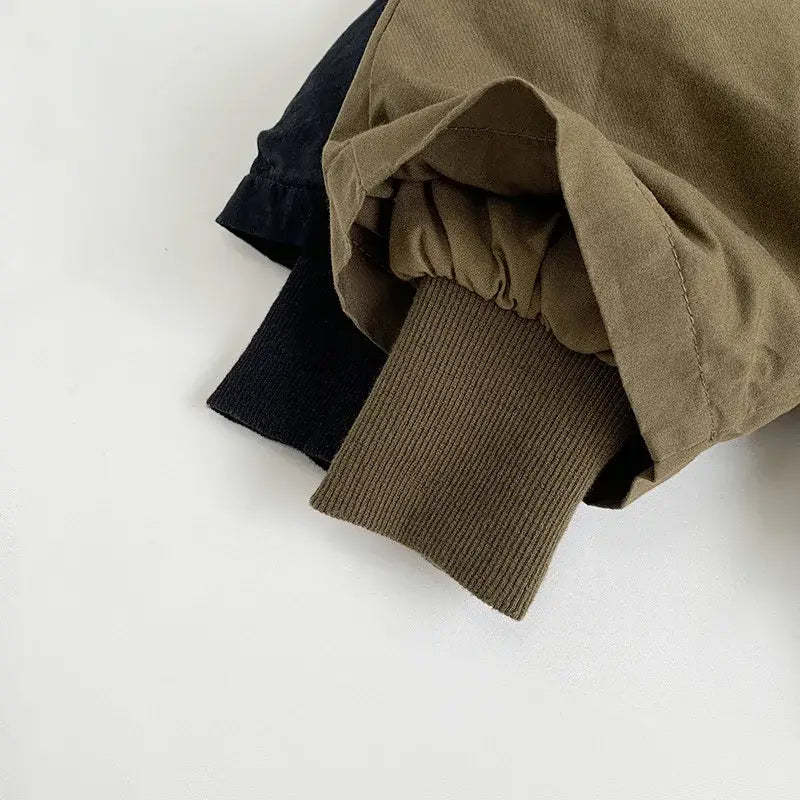 Unisex Winter Padded Solid Pants
