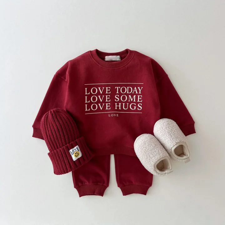 'LOVE TODAY' Jogger Set