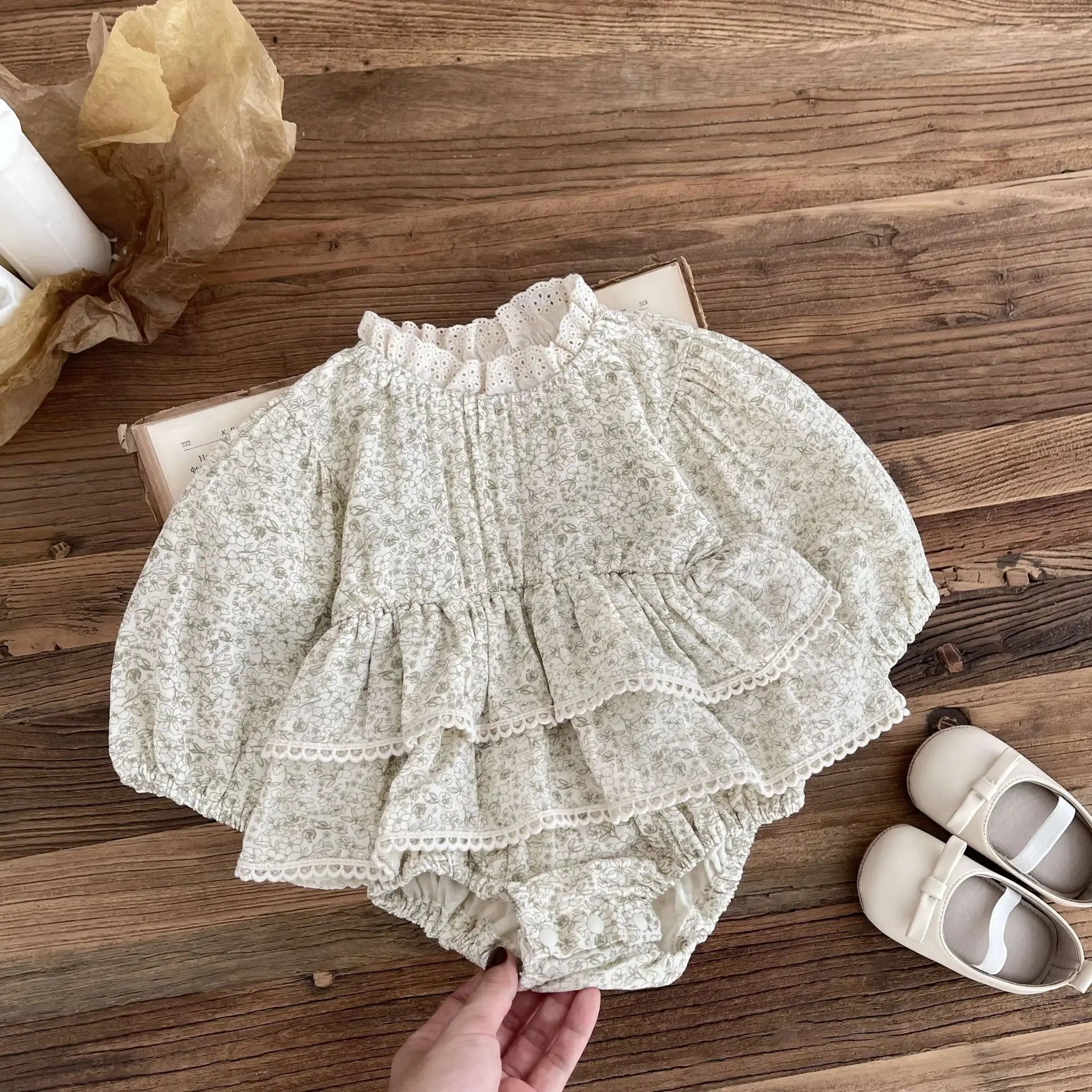 Floral Boho Infant Romper