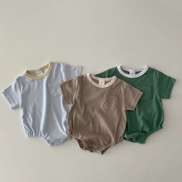 Solid Cool Sleeveless Romper & Onesie