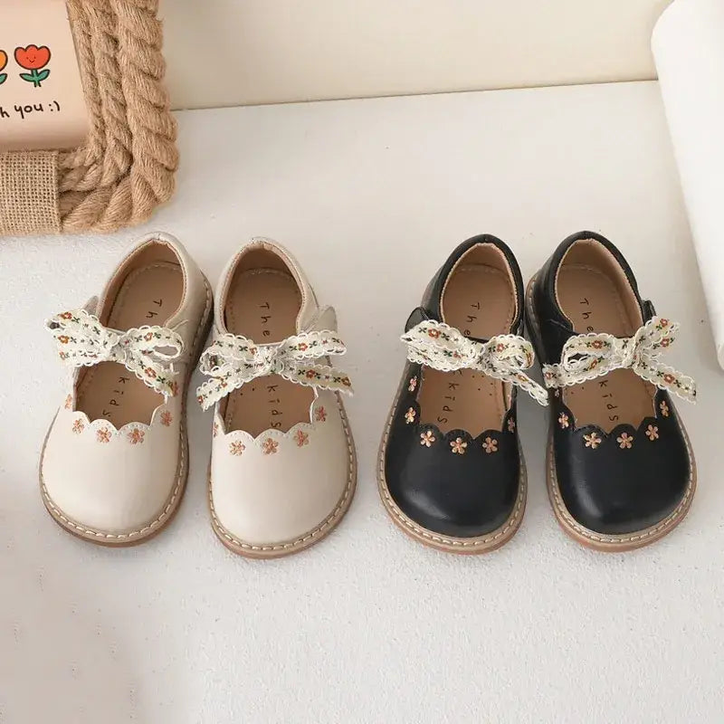 French Style Floral Shoes