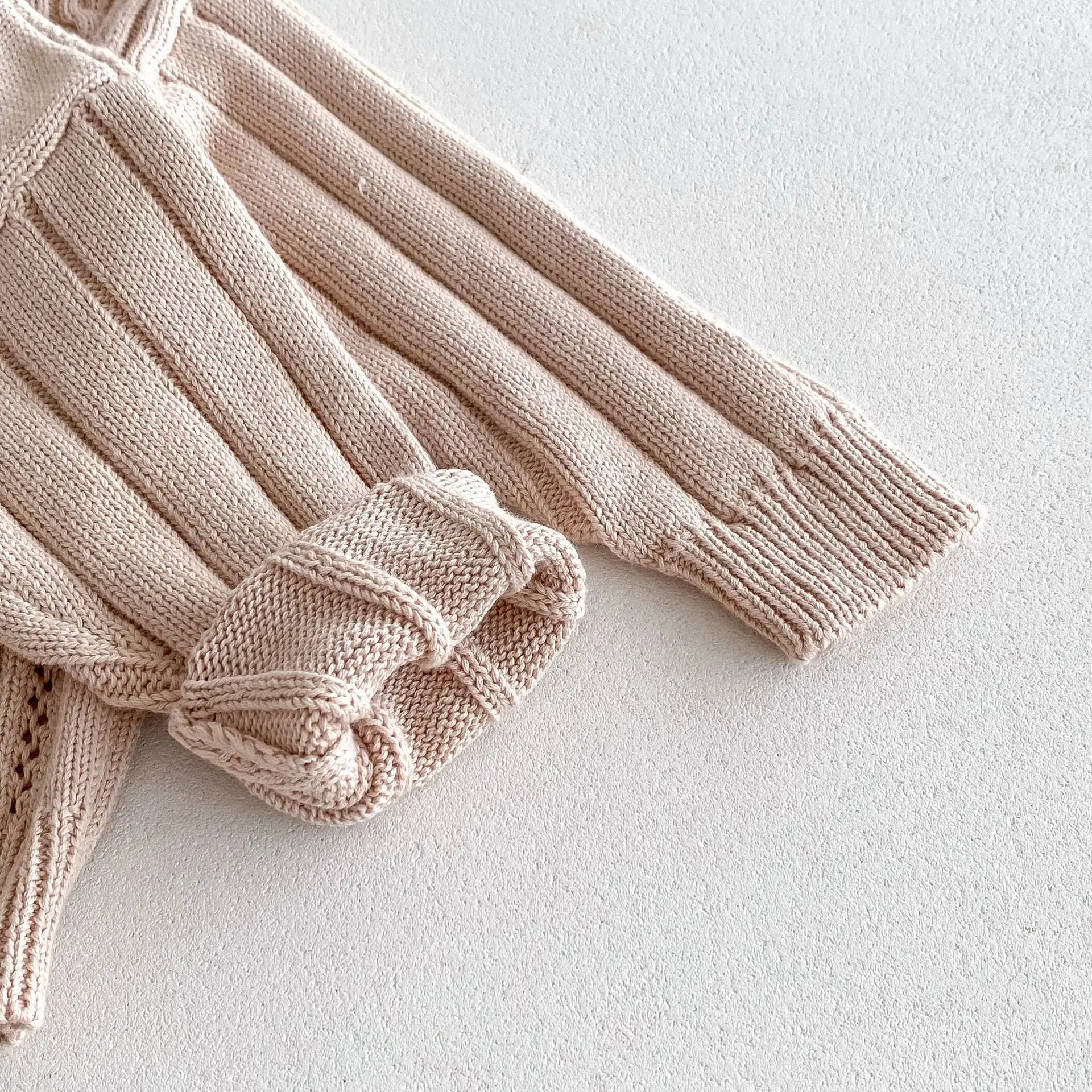 Double Breasted Knit Cardigan
