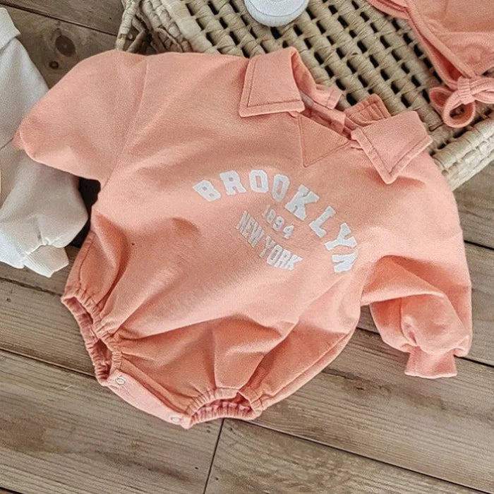 'BROOKLYN' Long-Sleeve Onesie